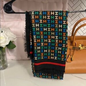 H Logo Multicolor Logo Scarf